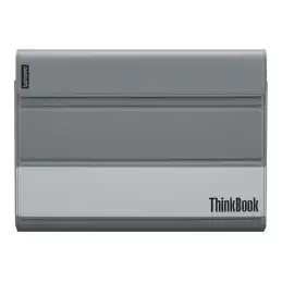 Lenovo Premium - Étui protecteur pour tablette - polyuréthane - gris foncé - 14" - pour ThinkBook 13x IT... (4X41H03365)_1